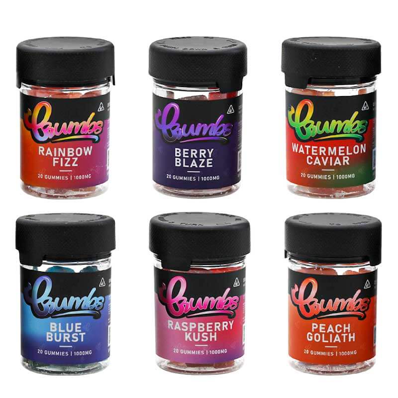 Crumbs by Flying Monkey D10 Gummies 1000mg | 20 Count | Berry Blaze