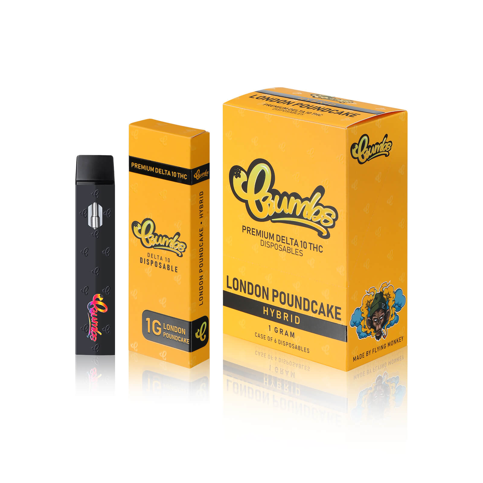 Crumbs by Flying Monkey D10 Disposable | 940mg | 1 Gram | London Poundcake