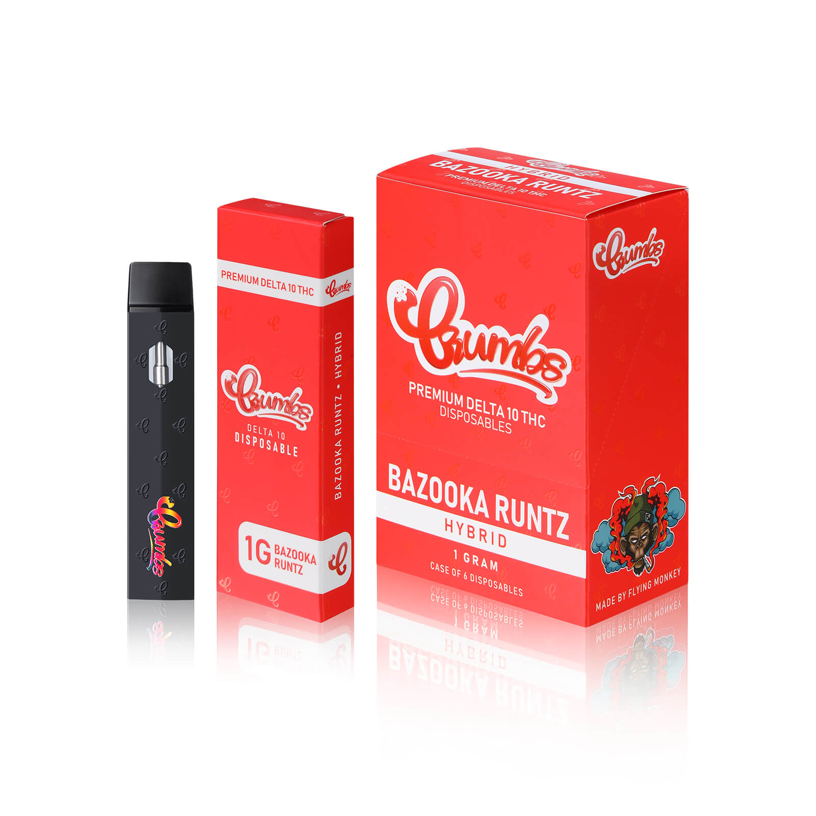 Crumbs by Flying Monkey D10 Disposable | 940mg | 1 Gram | Bazooka Runtz